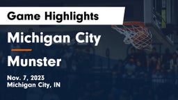 Michigan City  vs Munster  Game Highlights - Nov. 7, 2023
