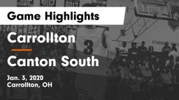 Carrollton  vs Canton South  Game Highlights - Jan. 3, 2020
