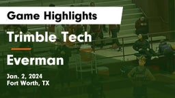 Trimble Tech  vs Everman  Game Highlights - Jan. 2, 2024