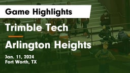 Trimble Tech  vs Arlington Heights  Game Highlights - Jan. 11, 2024