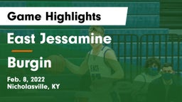 East Jessamine  vs Burgin  Game Highlights - Feb. 8, 2022