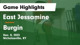 East Jessamine  vs Burgin Game Highlights - Dec. 8, 2023