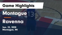 Montague  vs Ravenna  Game Highlights - Jan. 23, 2020