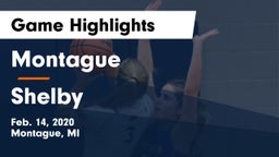 Montague  vs Shelby Game Highlights - Feb. 14, 2020
