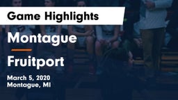 Montague  vs Fruitport  Game Highlights - March 5, 2020