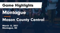 Montague  vs Mason County Central  Game Highlights - March 12, 2021