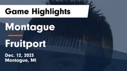 Montague  vs Fruitport  Game Highlights - Dec. 12, 2023
