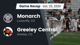 Recap: Monarch  vs. Greeley Central  2020