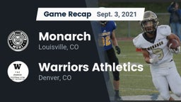 Recap: Monarch  vs. Warriors Athletics 2021