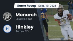 Recap: Monarch  vs. Hinkley  2021