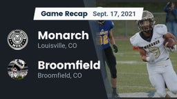 Recap: Monarch  vs. Broomfield  2021