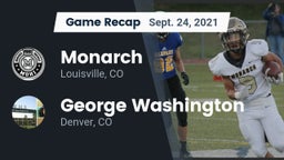 Recap: Monarch  vs. George Washington  2021