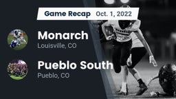 Recap: Monarch  vs. Pueblo South  2022