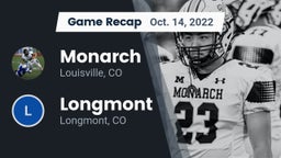Recap: Monarch  vs. Longmont  2022
