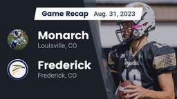 Recap: Monarch  vs. Frederick  2023