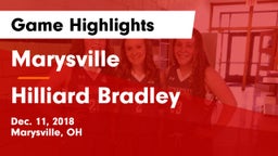 Marysville  vs Hilliard Bradley  Game Highlights - Dec. 11, 2018