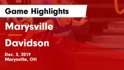 Marysville  vs Davidson  Game Highlights - Dec. 3, 2019
