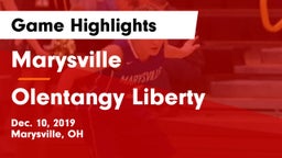 Marysville  vs Olentangy Liberty  Game Highlights - Dec. 10, 2019