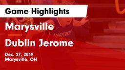 Marysville  vs Dublin Jerome  Game Highlights - Dec. 27, 2019