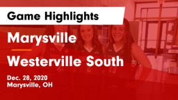 Marysville  vs Westerville South  Game Highlights - Dec. 28, 2020