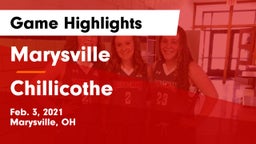 Marysville  vs Chillicothe  Game Highlights - Feb. 3, 2021