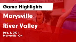 Marysville  vs River Valley  Game Highlights - Dec. 8, 2021
