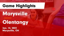 Marysville  vs Olentangy  Game Highlights - Jan. 14, 2022
