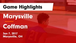 Marysville  vs Coffman  Game Highlights - Jan 7, 2017