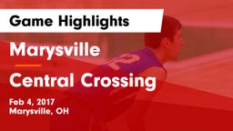 Marysville  vs Central Crossing  Game Highlights - Feb 4, 2017