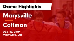 Marysville  vs Coffman  Game Highlights - Dec. 20, 2019