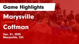 Marysville  vs Coffman  Game Highlights - Jan. 31, 2020