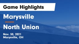 Marysville  vs North Union  Game Highlights - Nov. 30, 2021