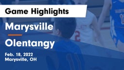 Marysville  vs Olentangy  Game Highlights - Feb. 18, 2022