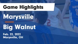 Marysville  vs Big Walnut Game Highlights - Feb. 22, 2022