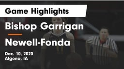 Bishop Garrigan  vs Newell-Fonda  Game Highlights - Dec. 10, 2020