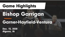 Bishop Garrigan  vs Garner-Hayfield-Ventura  Game Highlights - Dec. 15, 2020