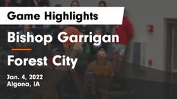 Bishop Garrigan  vs Forest City  Game Highlights - Jan. 4, 2022