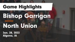 Bishop Garrigan  vs North Union   Game Highlights - Jan. 28, 2022