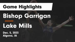 Bishop Garrigan  vs Lake Mills  Game Highlights - Dec. 5, 2023