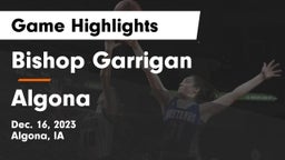 Bishop Garrigan  vs Algona  Game Highlights - Dec. 16, 2023