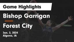 Bishop Garrigan  vs Forest City  Game Highlights - Jan. 2, 2024