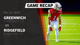 Recap: Greenwich  vs. Ridgefield  2016