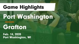 Port Washington  vs Grafton  Game Highlights - Feb. 14, 2020