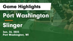Port Washington  vs Slinger  Game Highlights - Jan. 26, 2023