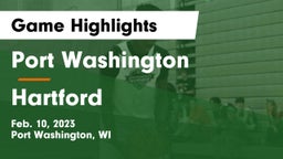 Port Washington  vs Hartford  Game Highlights - Feb. 10, 2023