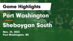 Port Washington  vs Sheboygan South  Game Highlights - Nov. 24, 2023