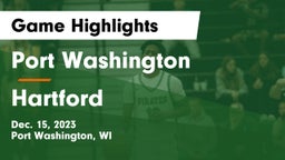 Port Washington  vs Hartford  Game Highlights - Dec. 15, 2023