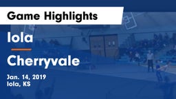 Iola  vs Cherryvale  Game Highlights - Jan. 14, 2019