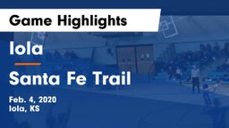 Iola  vs Santa Fe Trail  Game Highlights - Feb. 4, 2020