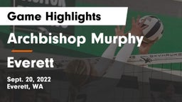 Archbishop Murphy  vs Everett  Game Highlights - Sept. 20, 2022
